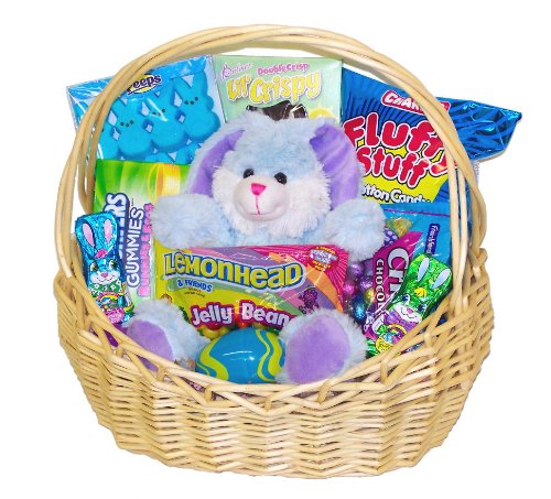 Boys Easter Bunny Assorted Treats & Goodies Candy Filled Easter Basket logo