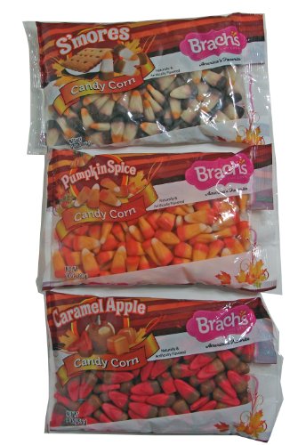 Brach’s Candy Corn 3 Bags – Caramel Apple 9 Oz, S’mores 9 Oz and Pumpkin Spice 10 Oz logo