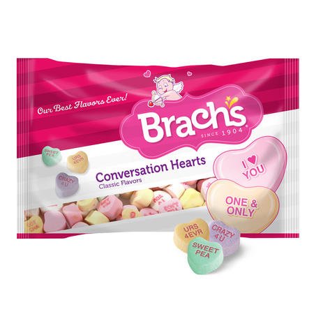 Brach’s Classic Conversation Hearts 15 Ounce Package logo