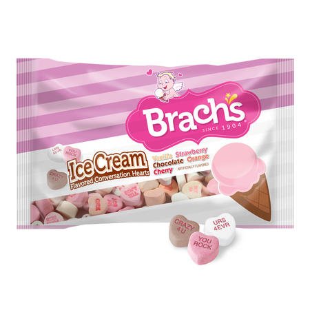 Brach’s Ice Cream Conversation Hearts 15 Ounce Bag logo