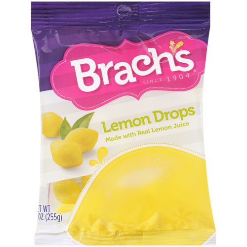 Brach’s, Lemon Drops, 9oz Bag (Pack of 6) logo