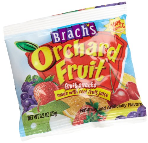 Brach’s Orchard Fruit Snacks, 0.9 ounce Packages (Pack of 200) logo