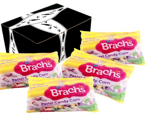 Brach’s Pastel Candy Corn, 14 Oz Bags In A Gift Box (Pack of 4) logo