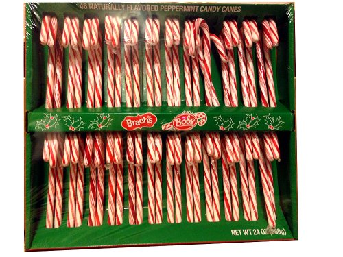 Brach’s Peppermint Candy Canes 48 Pcs logo