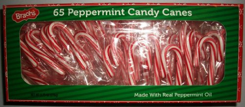 Brach’s Peppermint Candy Canes 9.75 Oz Box (65 Ct) logo