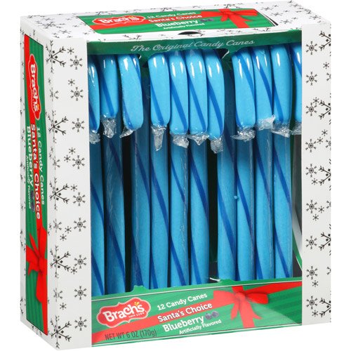 Brach’s Santa’s Choice Blueberry Candy Canes logo