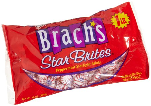 Brach’s Star Brites Peppermint Starlight Mints, 16 ounce Packages (Pack of 6) logo