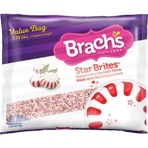 Brach’s, Star Brites, Peppermints, 58oz Bag (3.75lb Value Bag) logo