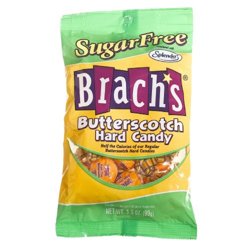 Brach’s, Sugar Free, Butterscotch Hard Candy, 3.5oz Bag (Pack of 6) logo