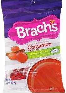 Brach’s, Sugar Free, Cinnamon Discs, Hard Candy, 3.5oz Bag (Pack of 6) logo