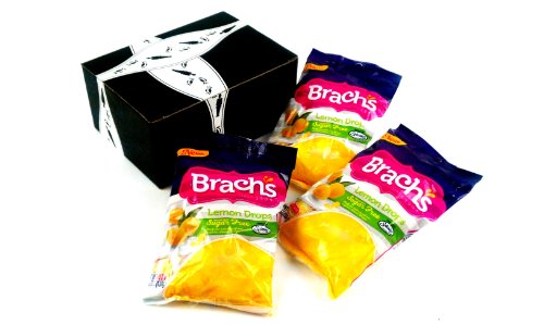 Brach’s Sugar Free Lemon Drops In Gift Box, 4.5oz Bags (Pack of 3) logo