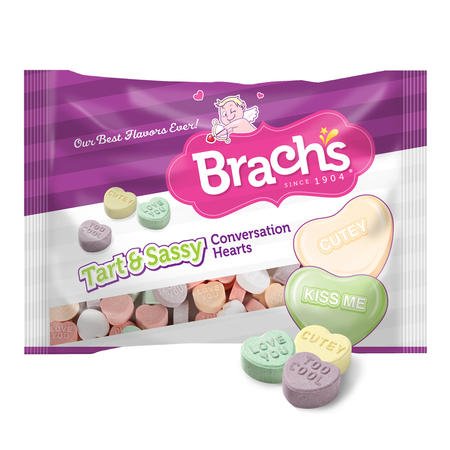 Brach’s Tart & Sassy Conversation Hearts 15 Ounce Package logo