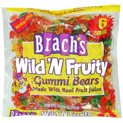 Brach’s Wild ‘n Fruity Gummi Bears – 6 Lb. Bag – Case Pack of 2 logo