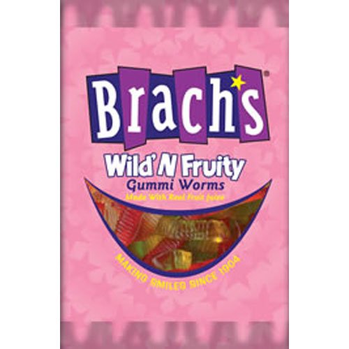 Brach’s Wild N Fruity Gummi Worms, 8-pound logo