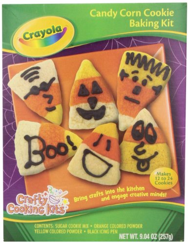 Brand Castle Crayola Halloween Candy Corn Cookie Baking Kit, 9.04 ounce (Pack of 4) logo