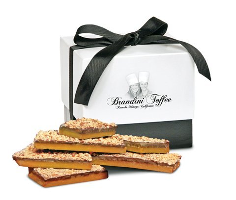 Brandini Toffee Twopound Two Pound Box Brandini Almond Toffee logo