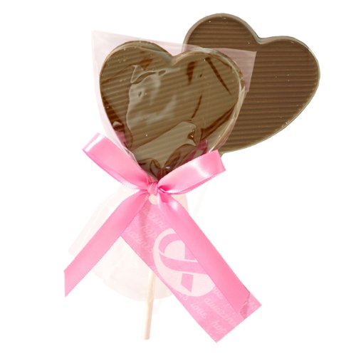 Breast Cancer Awareness Heart Lollipop logo