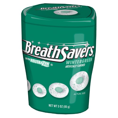 Breath Savers Mints, Wintergreen, 3 Ounce (Pack of 12) logo