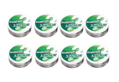 Breath Savers Spearmint 3 Hours Mint Long Lasting Gum Of 1.27 Oz – 8 Packs logo