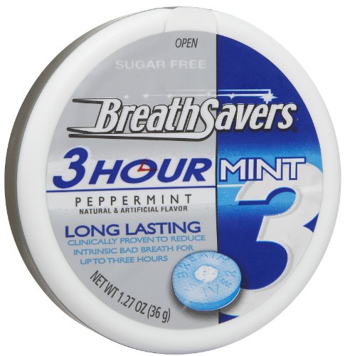 Breathsavers 3-hour Peppermint, 1.27 Oz, 8 Ct logo