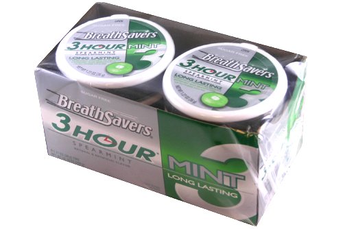 Breathsavers Mints 3 Hour Spearmint 8 Packs logo