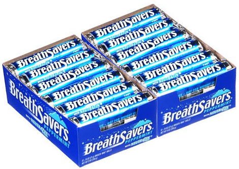 Breathsavers Sugar Free Peppermint (24 Ct) logo