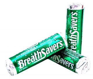 Breathsavers – Wintergreen, .75 Oz Rolls, 24 Count logo