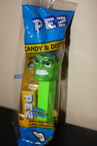 Bright Green Incredible Hulk Pez Dispenser logo