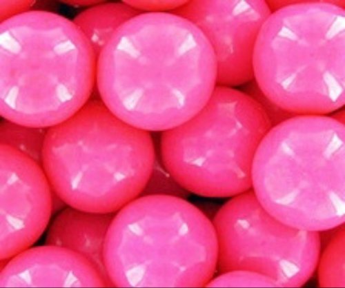 Bright Pink 1 Inch Gumballs 1lb Bag logo