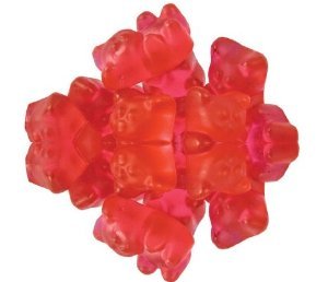 Bright Pink Bubblegum Gummy Bears, 10lbs logo