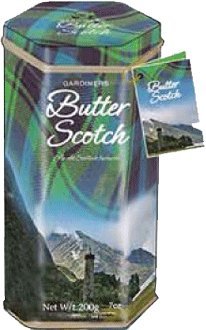 British – Gardiners Of Scotland – Butterscotch Tin 200g logo