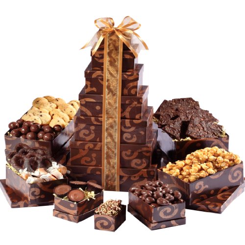 Broadway Basketeers Gourmet Chocolate Gift Tower (kosher) logo