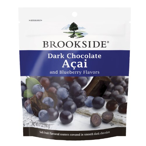 Brookside Dark Chocolate Covered Acai and Blueberries, 7 ounce (Pack of 4) logo