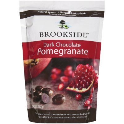 Brookside Dark Chocolate Covered Pomegranates 2lb Bag (Pack of 2) logo