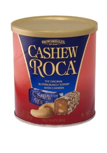 Brown Haley Cashew Roca 10oz Canister logo