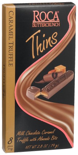 Brown & Haley Roca Caramel Truffles Thins, 2.8 ounce Bar (Pack of 10) logo