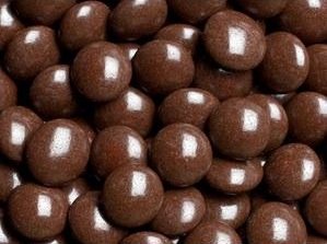 Brown Milk Chocolate Gems (lentils) 1lb Bag logo