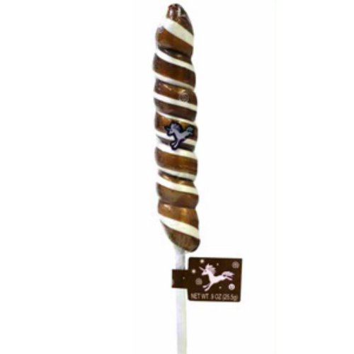 Brown & White Caramel Unicorn Pops 24 Lollipops logo