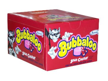 Bubbaloo Bubble Gum Sour Cherry logo