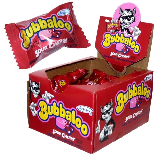 Bubbaloo Gum Sour Cherry (Pack of 60) logo