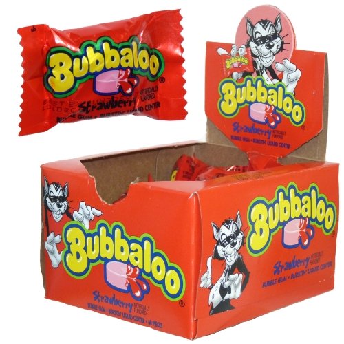 Bubbaloo Gum Strawberry (Pack of 60) logo