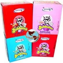 Bubbaloo Sour Cherry Bubble Gum – 60 Count Box, 12 Per Case logo