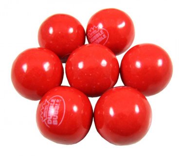 Bubble Gum Balls – Hot Chew Cinnamon, 5 Lb Bag logo