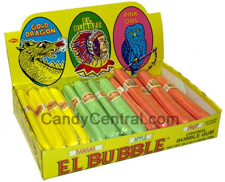 Bubble Gum Cigars – Yellow Box 36ct logo