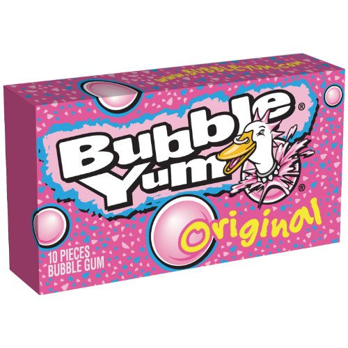 Bubble Yum Gum, Original, 10-piece Packages (Pack of 24) logo