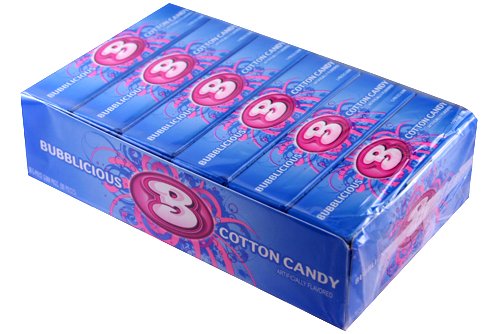 Bubblicious Cotton Candy 18 – 5 Piece Packs logo