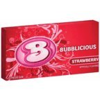 Bubblicious Gum, Strawberry 10 Ea (Pack of 12) logo