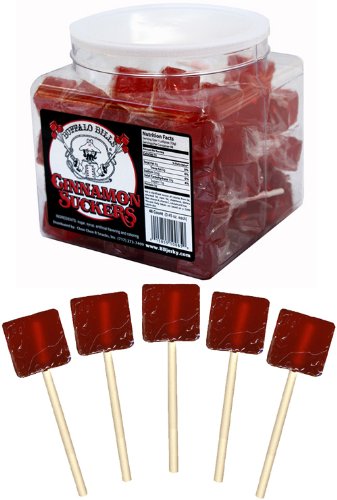 Buffalo Bills Cinnamon Suckers (48 Individually Wrapped Hand-made Lollipops Per Tub) logo