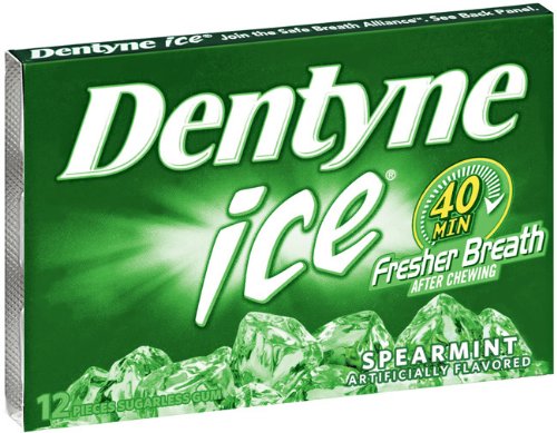Bulk Buys Dentyne Ice Spearmint Sugarless Gum – Case Of 24 logo