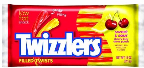 Bulk Buys Twizzlers Sweet & Sour Filled Twists – Case Of 12 logo